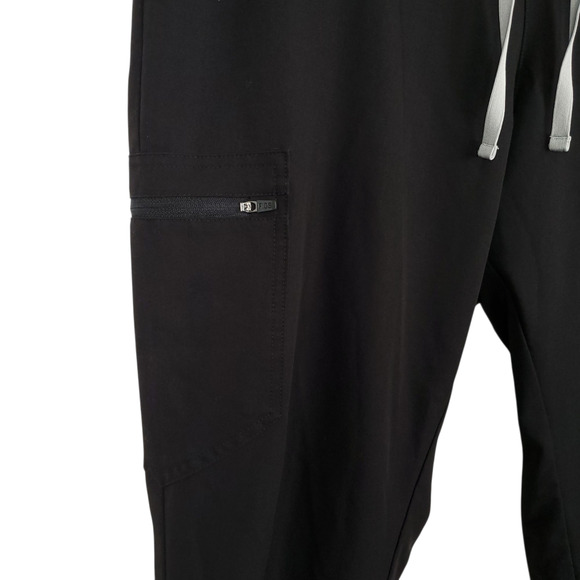 Figs High Rise Zamora Jogger Scrub Pants Technical Collection Black XXL - Picture 5 of 11
